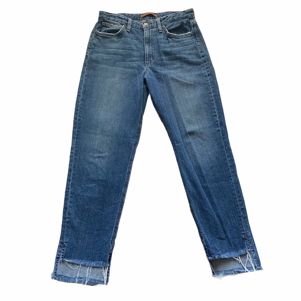 The Debbie high rise straight ankle jeans
